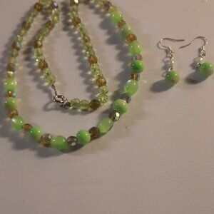 5/$20 Brand New Handmade Jewelry Set (earrings and necklace)